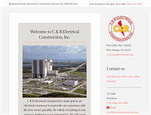 Tablet Screenshot of candrelectrical.com